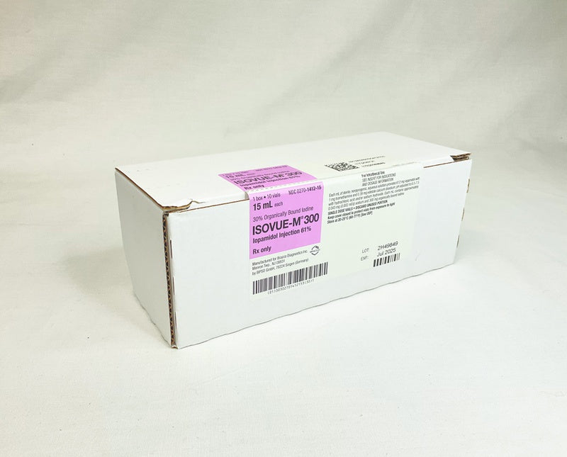 ISOVUE-M 300 IOPAMIDOL INJ 61% 15ML VL 10/PACK BRACCO DIAGNOSTICS INC