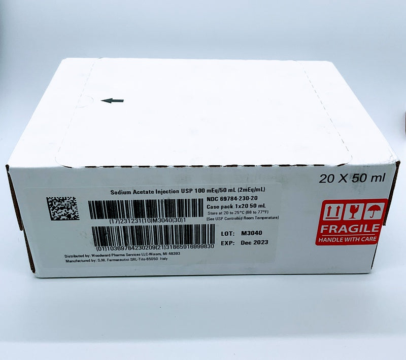 SODIUM ACETATE INJ 1
