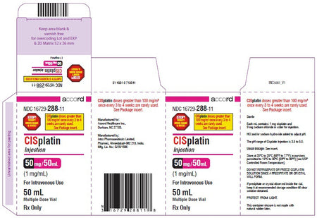 CISPLATIN 50MG MDV 5