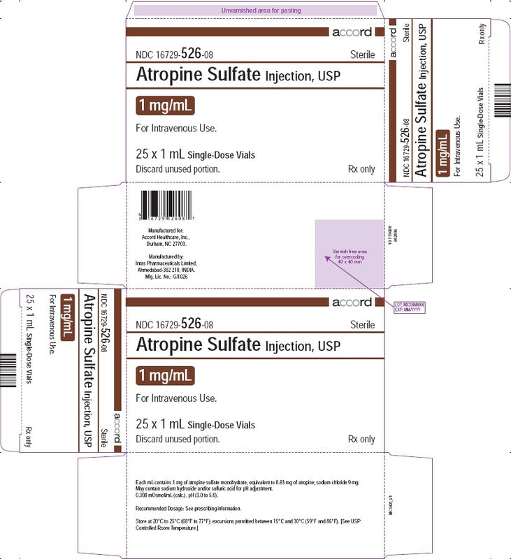 ATROPINE SULF VL 1 M