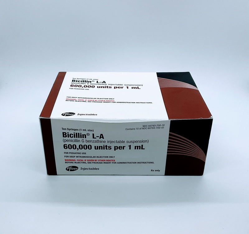 BICILLIN LA 600MU 1M