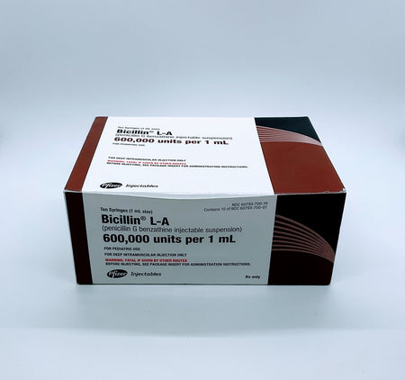 BICILLIN LA 600MU 1M
