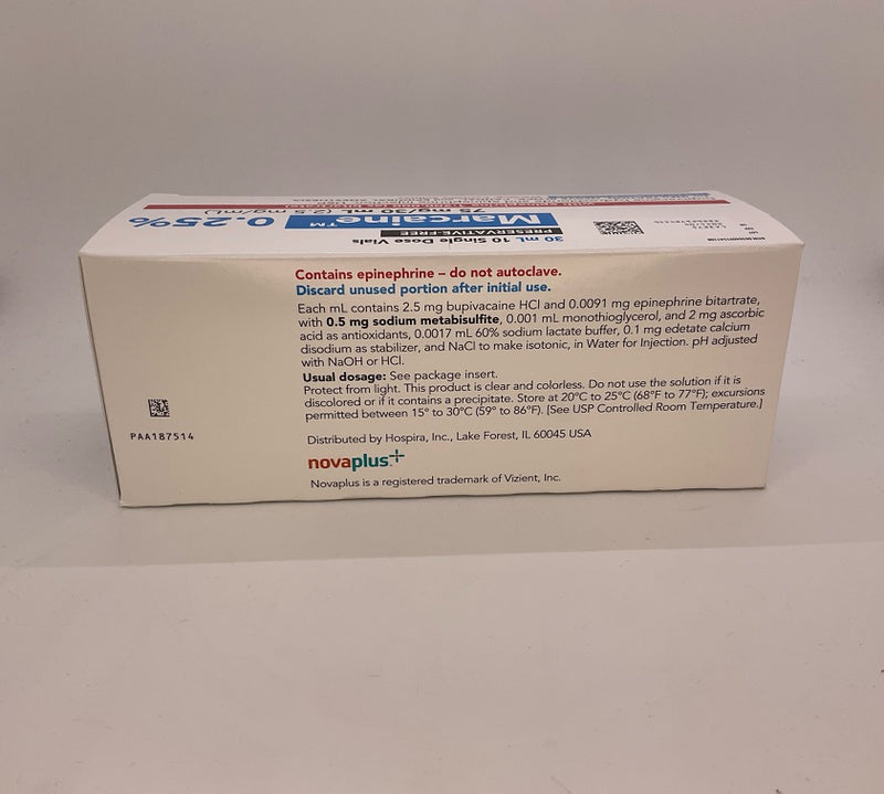 MARCAINE WITH EPINEP