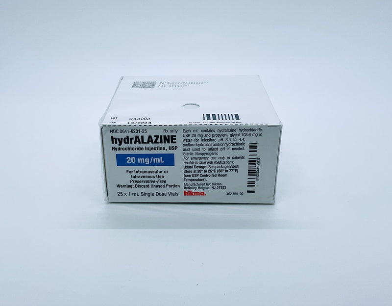 HYDRALAZINE HCL INJ,